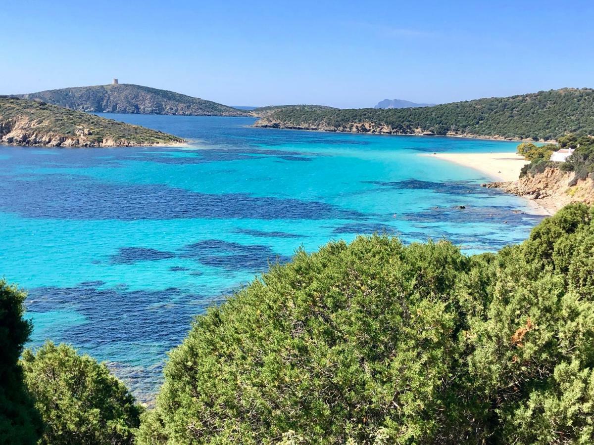 Villa Perdalonga, Vista Mare Sea View Tuerredda Teulada Buitenkant foto